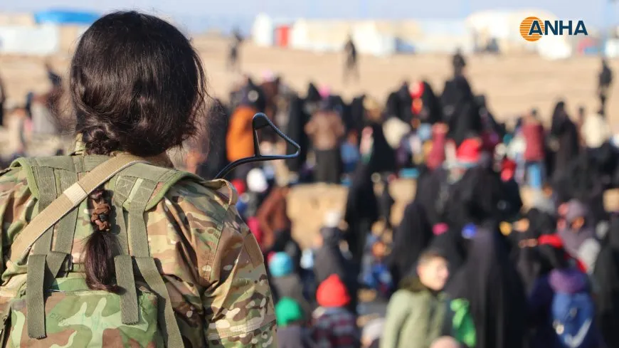 Las Fuerzas de Seguridad Interna llevan a cabo una operación en las secciones 4 y 7 del campamento de Al Hol