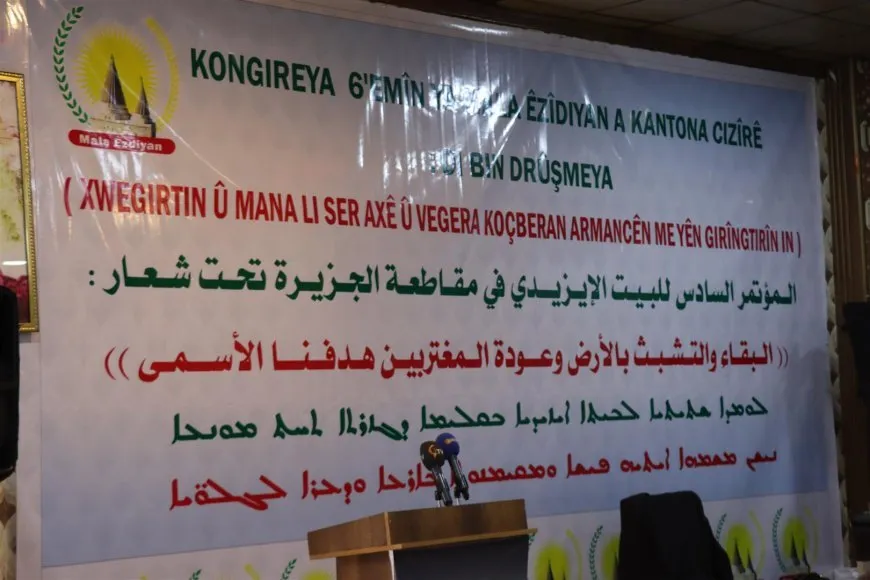 Hasaka acoge la sexta conferencia de la Casa Yazidi