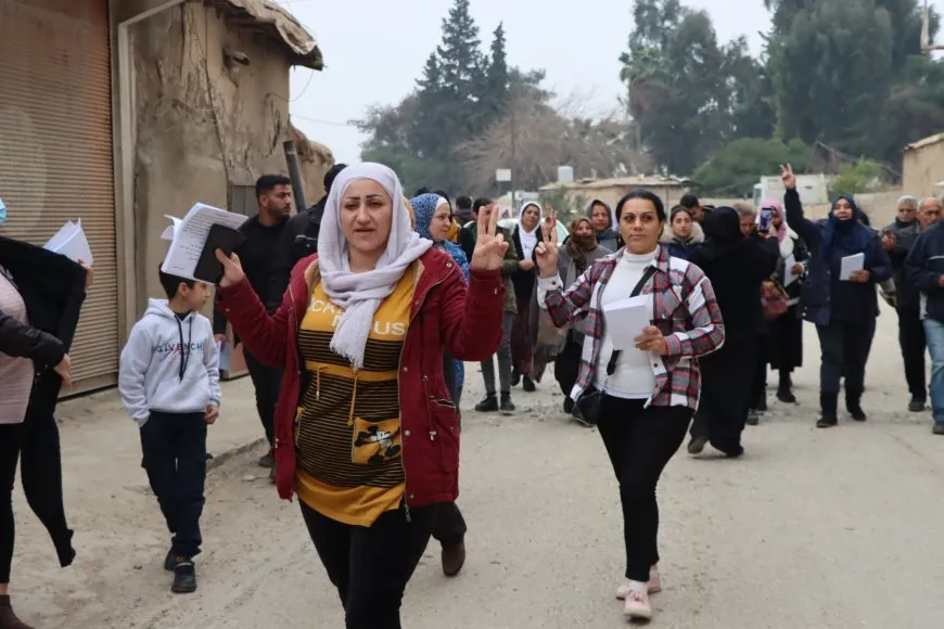 La ciudad de Qamishlo se prepara para una manifestación mañana