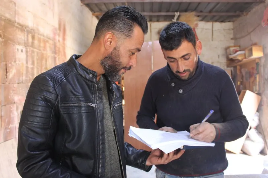 La población de Çil Agha participa en la campaña de firmas