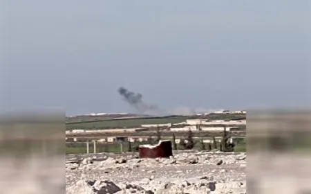 El ejército turco de ocupación bombardea una aldea en Shahba