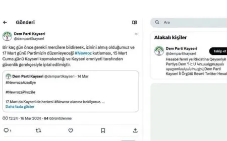 Las autoridades de la ciudad de Qeyseri prohíben celebrar el Newroz