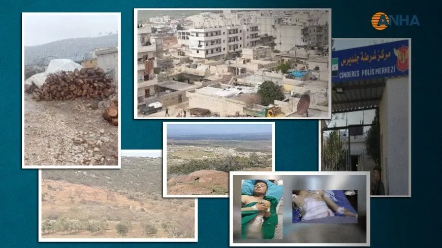 Crímenes del estado turco y sus mercenarios en la ocupada Afrin durante febrero