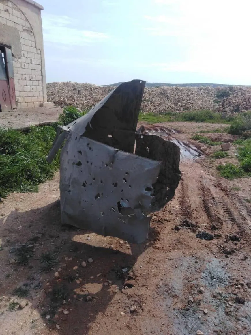 Devastación en el pueblo de la zona rural de Manbij