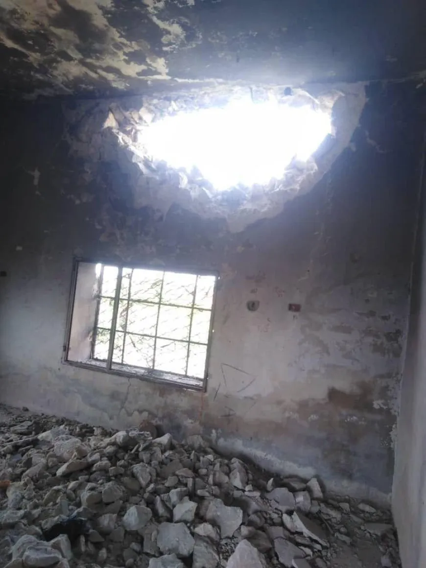 Devastación en el pueblo de la zona rural de Manbij