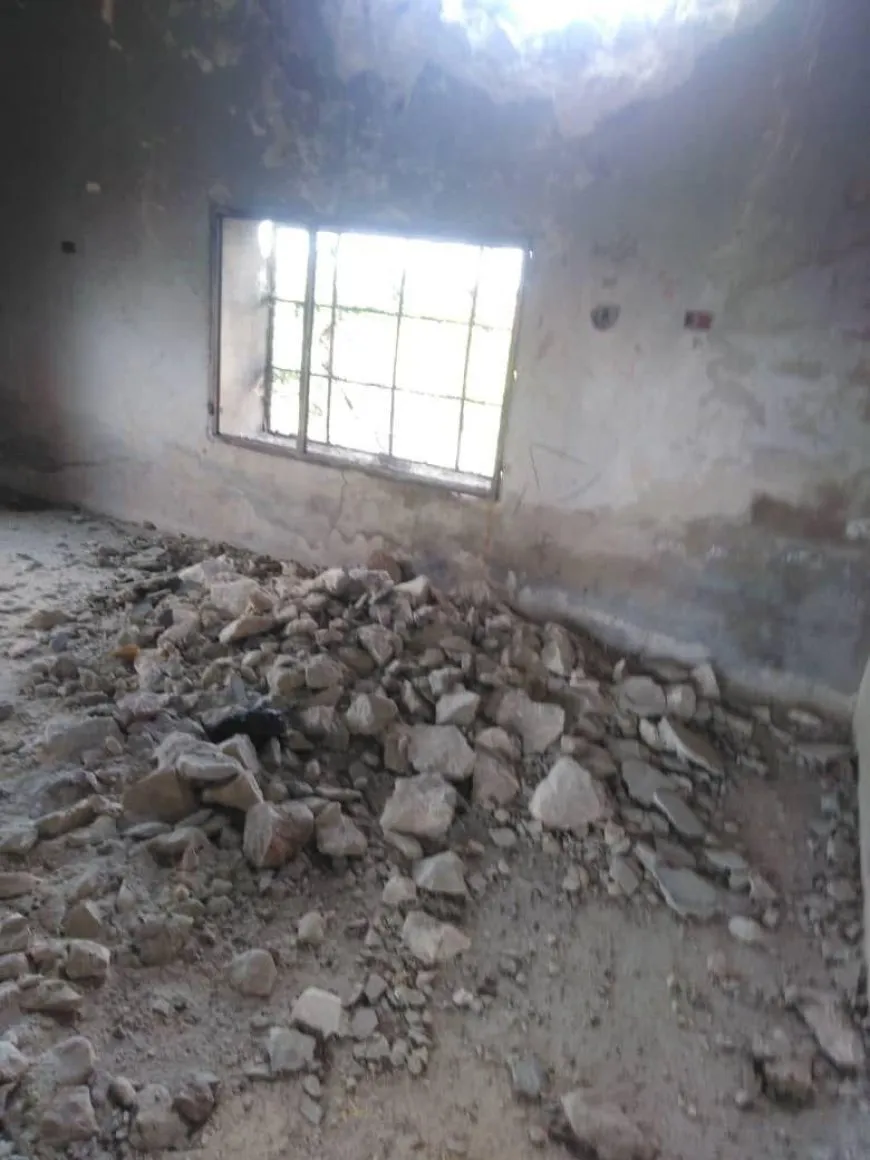 Devastación en el pueblo de la zona rural de Manbij