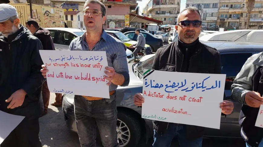 Los residentes de la ciudad de Siwêda: Construiremos Siria con nuestra unidad