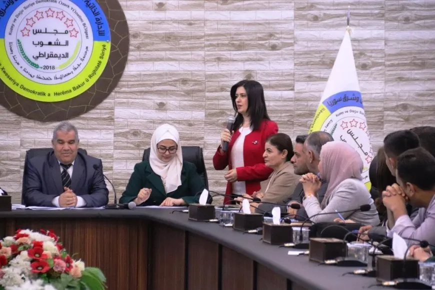 Evin Swed, copresidente del Consejo Ejecutivo de la Administración Autónoma Democrática