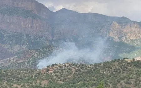 Los aviones de combate turcos atacan el monte Borê en Biradostê