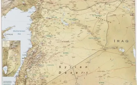 El nuevo mapa administrativo de la región norte y este de Siria