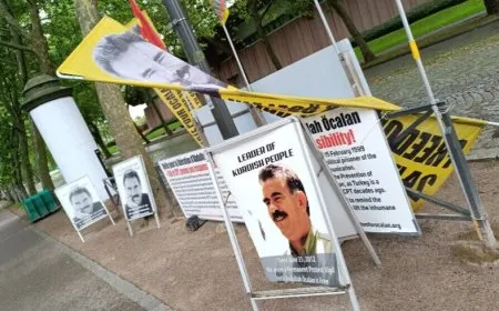 Llamado a apoyar la actividad para la libertad del líder Ocalan en Francia después de ser sometido a un ataque