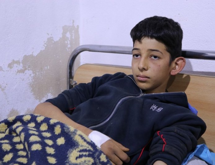 Ataque de los ocupantes turcos en Shahba: cuatro niños heridos