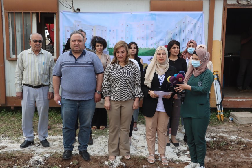 La Autoadministración Democrática comienza la construcción del hospital de maternidad en Qamishlo