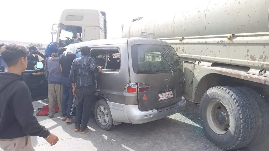 Cinco personas heridas en un accidente en la carretera entre Hasaka y Qamishlo