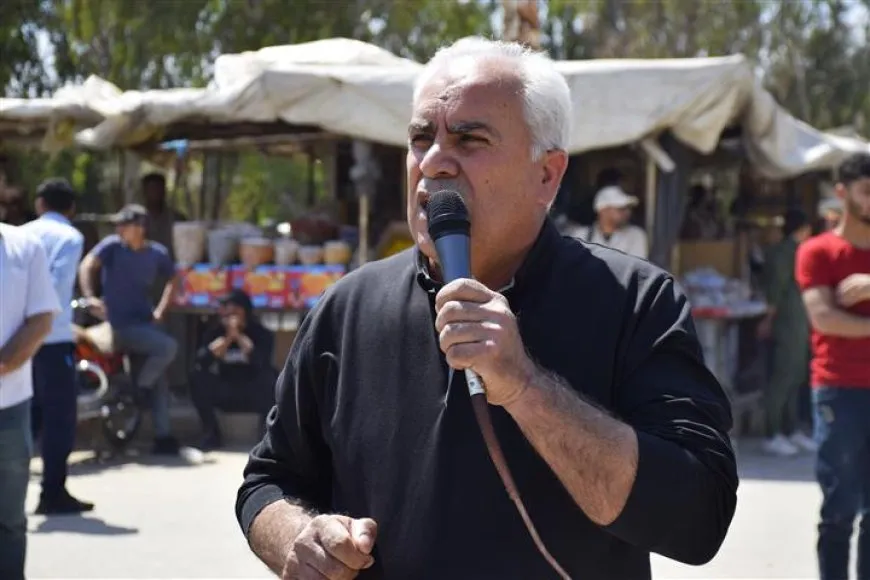 La gente de Tal Tamr y Zarghan protestan contra el aislamiento del líder Ocalan