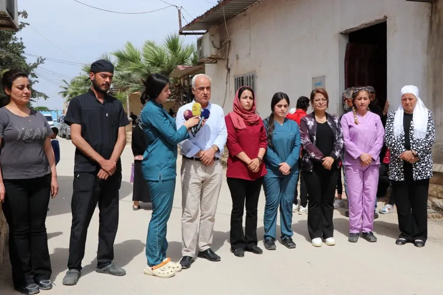 La DAA visita a los heridos por el bombardeo turco