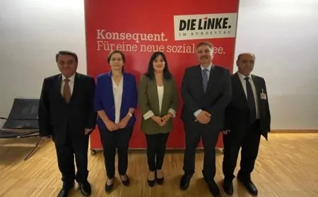 Una delegación de la región del noreste de Siria celebra reuniones cruciales en Alemania