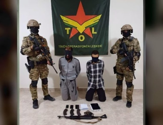 Dos terroristas del ISIS arrestados en Til Hemîs