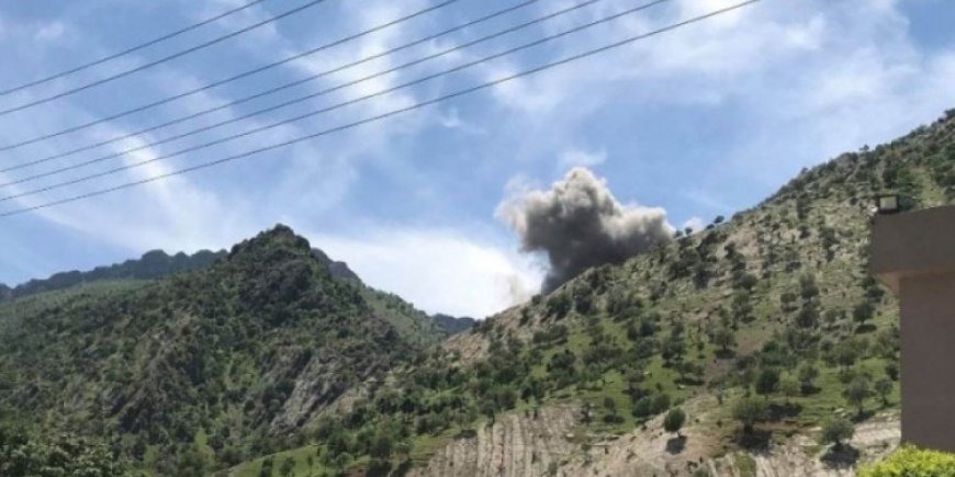 El estado de ocupación turco ataca el monte Metîna