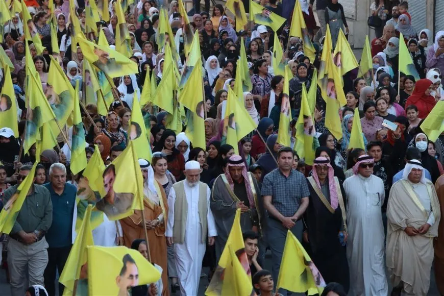 Manifestaciones para exigir la libertad física del líder Abdullah Ocalan