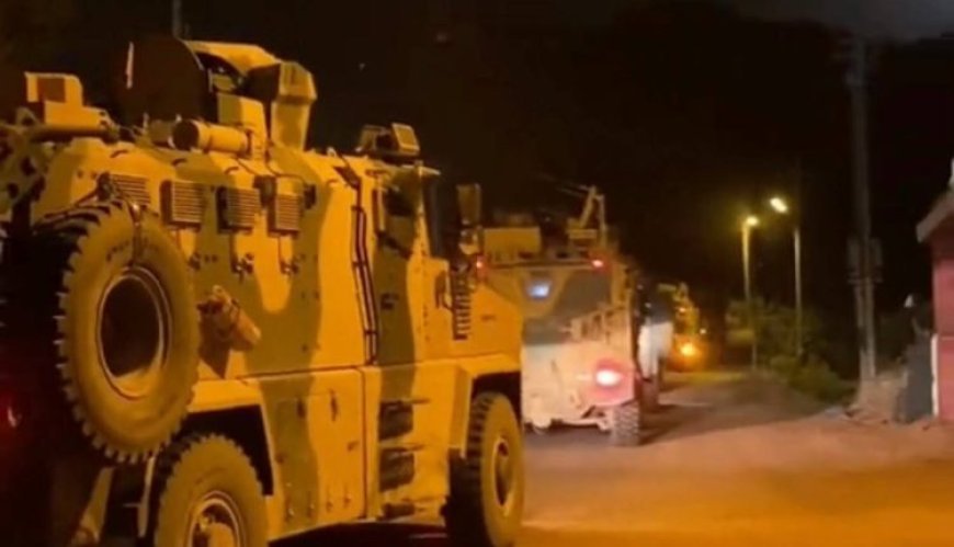 Vehículos militares turcos que se dirigen a Duhuk en el sur del Kurdistán por tercer día consecutivo