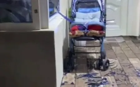Muchas casas destruidas como consecuencia del bombardeo del ejército turco