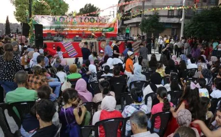 Los residentes de Alepo celebran el aniversario de la Revolución del 19 de julio