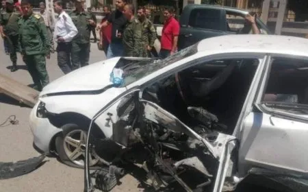 Una persona resulta herida por la explosión en Hama