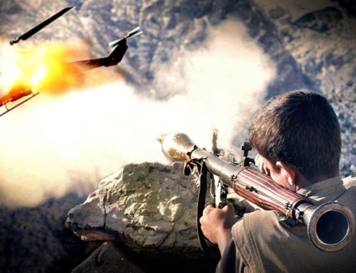 La guerrilla derriba el tercer helicóptero del el ejército de ocupación turco