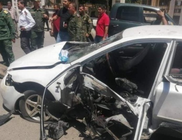 Una persona resulta herida por la explosión en Hama