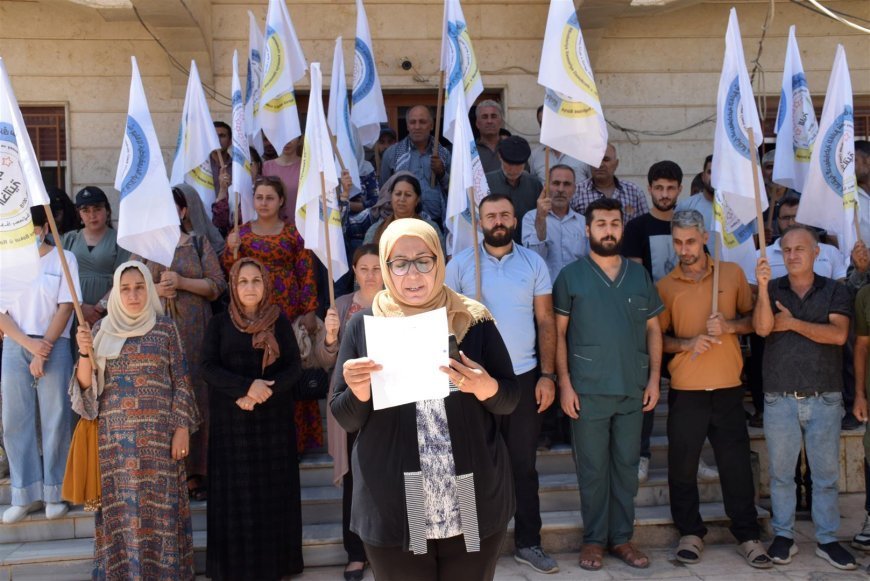 La gente de Dirbesiye afirma su apoyo a la gente del sur del Kurdistán