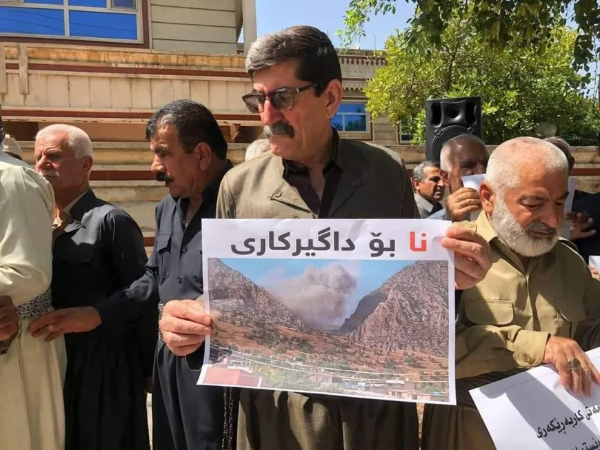 El Partido Comunista de Kurdistán protesta contra los ataques de ocupación turca
