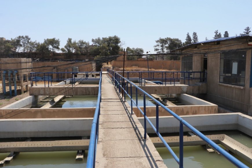 El proyecto de bombeo de agua del Éufrates se pone en servicio en Hasaka