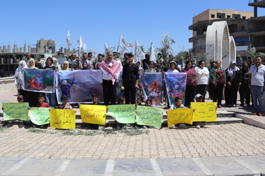 Los refugiados de Afrin en Raqqa: La ocupación debe terminar