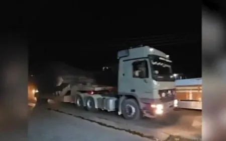 El ejército turco de ocupación despliega tanques en la presa de Dêrelukê