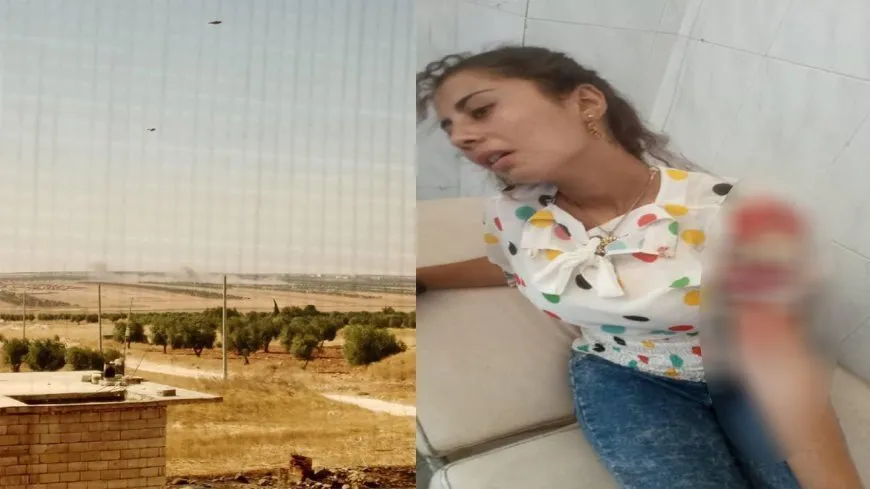 Una niña resulta herida por el bombardeo turco contra aldeas de Afrin y Shahba