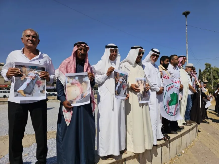 Los habitantes de Hasaka condenan la masacre llevada a cabo por el gobierno de Damasco en Deir ez-Zor