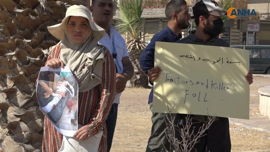 Los habitantes de Hasaka condenan la masacre llevada a cabo por el gobierno de Damasco en Deir ez-Zor