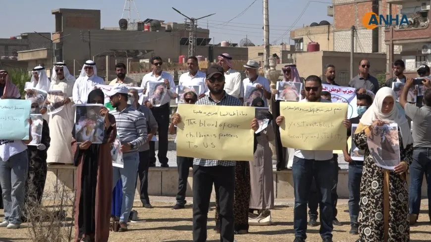Los habitantes de Hasaka condenan la masacre llevada a cabo por el gobierno de Damasco en Deir ez-Zor