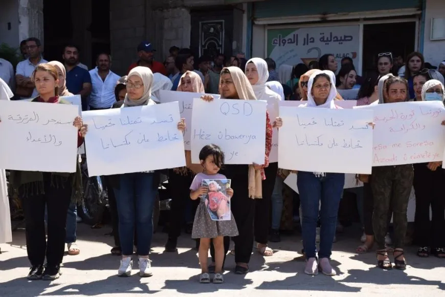 Mítines de Kobani y Shadadi en solidaridad con las SDF