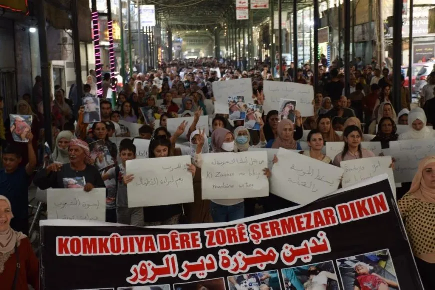 Mítines de Kobani y Shadadi en solidaridad con las SDF