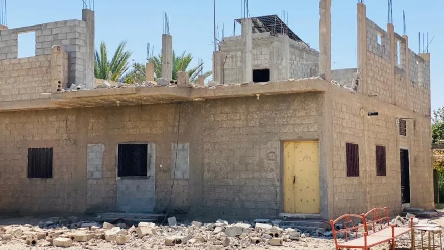 Casas y propiedades destruidas por el bombardeo contra Deir ez-Zor por parte de las fuerzas de Damasco
