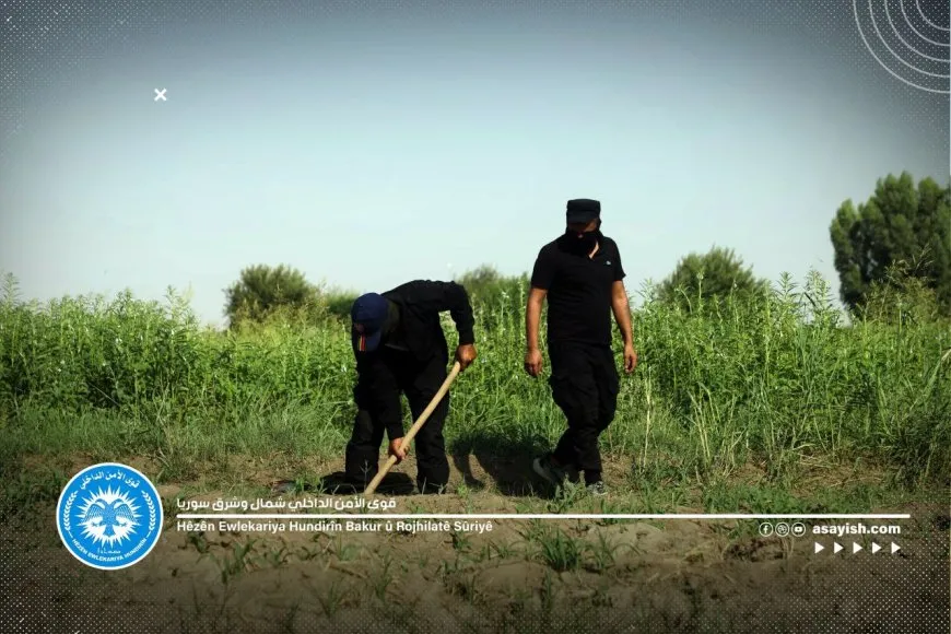 Las fuerzas de seguridad interna retiran un proyectil sin detonar en Deir ez-Zor