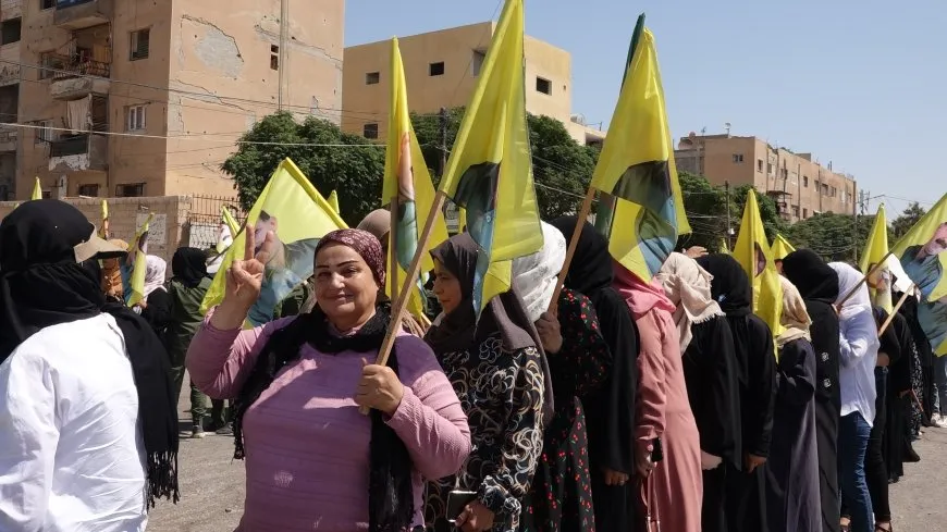Las mujeres en el cantón de Tabqa protestan contra el aislamiento