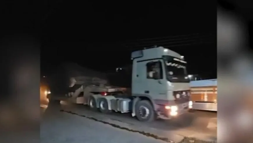 El ejército turco de ocupación despliega tanques en la presa de Dêrelukê