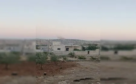 Los ocupantes turcos bombardean una aldea en Sharawa
