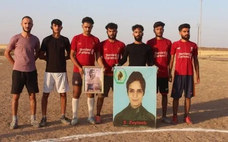 En Çilaxa comienza el torneo de fútbol en honor de las mártires Zeyneb y Mizgin