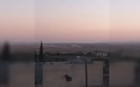Los mercenarios turcos bombardean una aldea en Sharawa