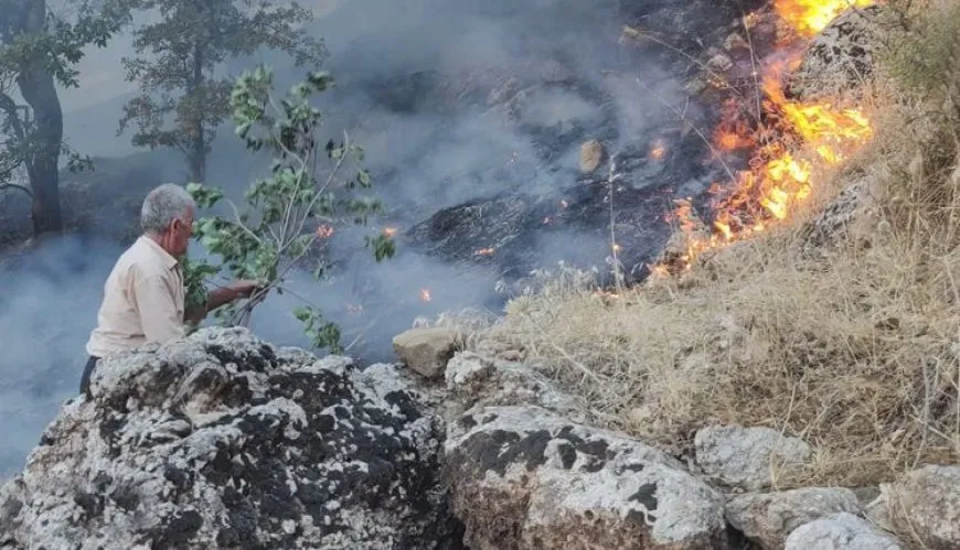 Los ataques de las fuerzas de ocupación turcas provocan grandes incendios en Sulaymaniyah