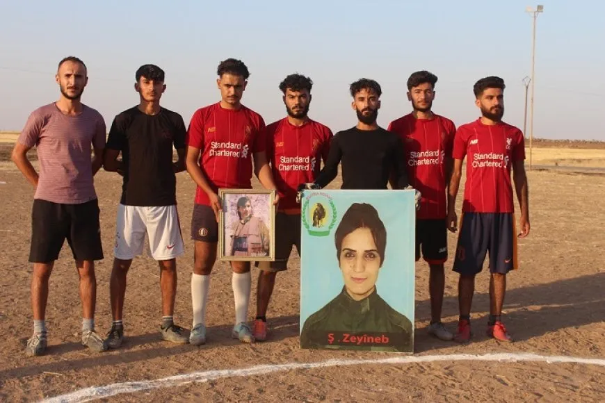 En Çilaxa comienza el torneo de fútbol en honor de las mártires Zeyneb y Mizgin